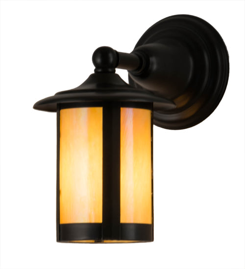 6" Wide Fulton Prime Solid Mount Wall Sconce