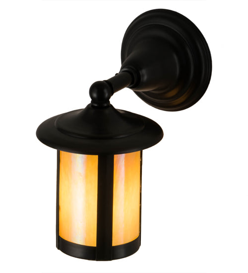 6" Wide Fulton Prime Solid Mount Wall Sconce