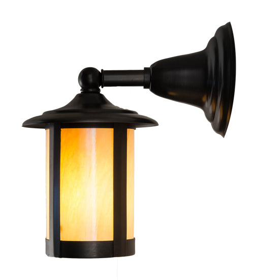 6" Wide Fulton Prime Solid Mount Wall Sconce