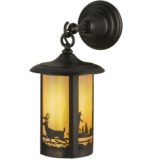 7.5" Wide Fulton Deer Creek Hanging Wall Sconce