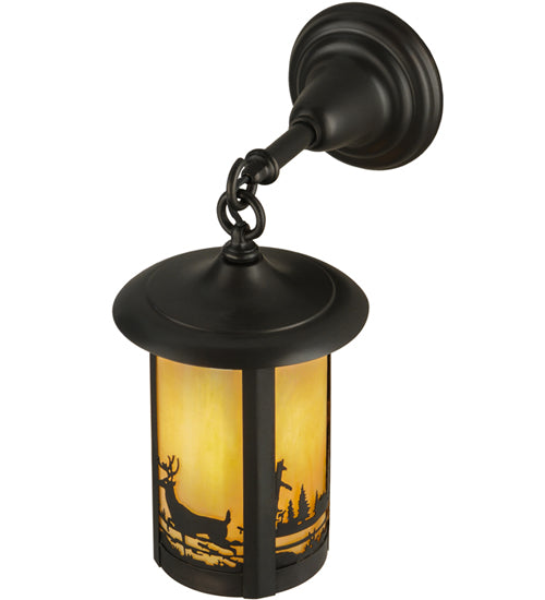 7.5" Wide Fulton Deer Creek Hanging Wall Sconce