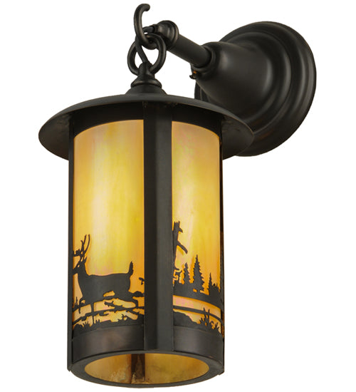 7.5" Wide Fulton Deer Creek Hanging Wall Sconce