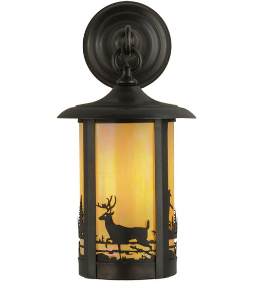 7.5" Wide Fulton Deer Creek Hanging Wall Sconce