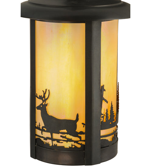 7.5" Wide Fulton Deer Creek Hanging Wall Sconce