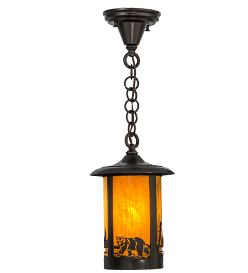 8" Wide Fulton Bear Creek Mini Pendant