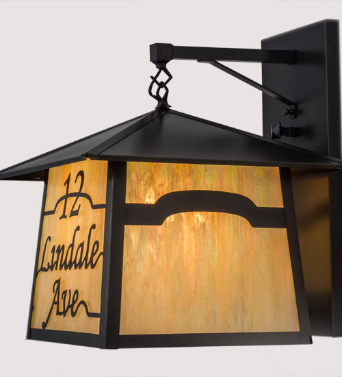 16" Wide Personalized Stillwater Wall Sconce