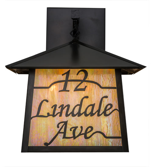 16" Wide Stillwater Personalized Wall Sconce