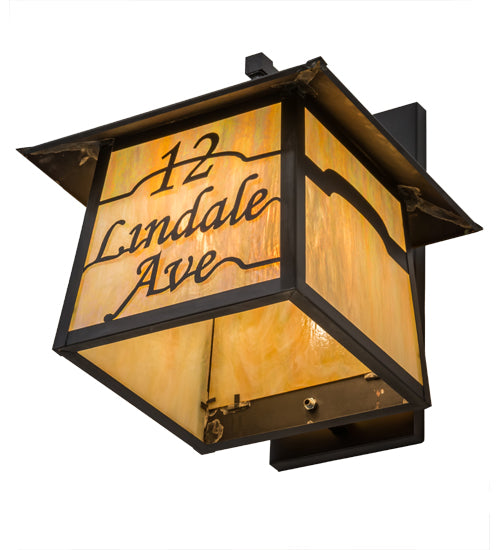 16" Wide Stillwater Personalized Wall Sconce