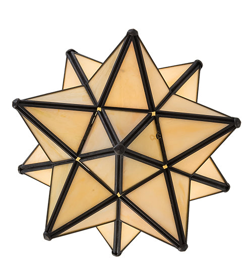 12"W Moravian Star Pendant