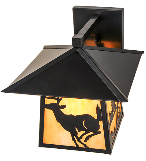 12" Wide Stillwater Lone Bear Wall Sconce
