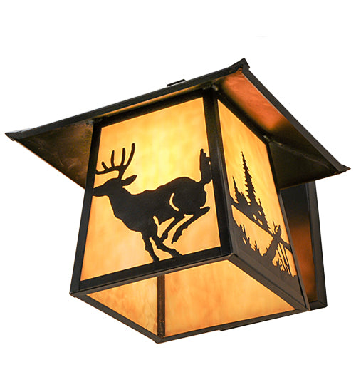 12" Wide Stillwater Lone Bear Wall Sconce