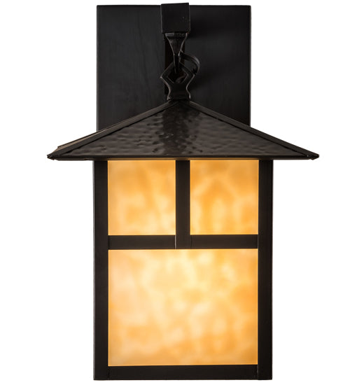 16" Square Seneca Lotus Leaf and Dragonfly Post Mount