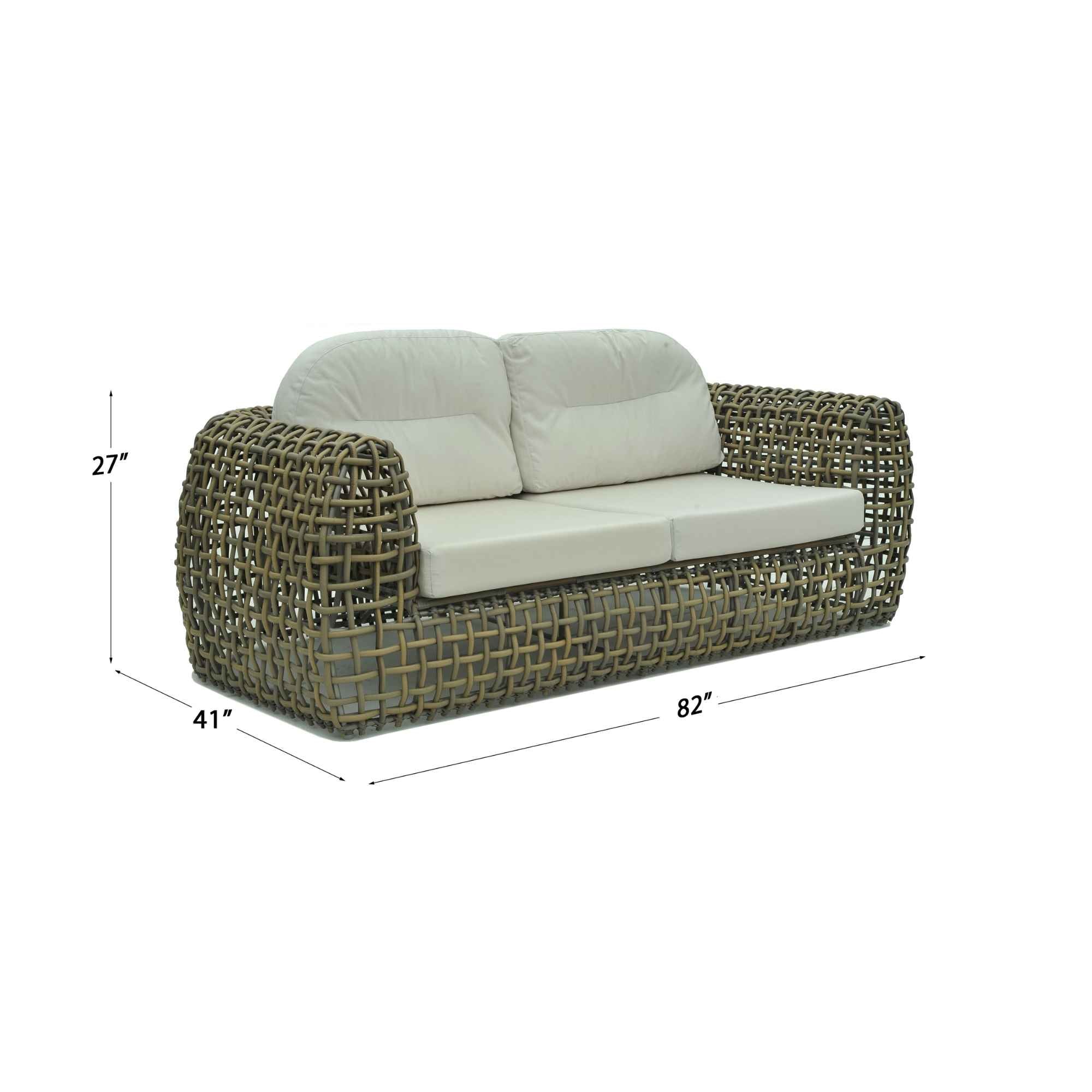 Dynasty 5-Piece Seating Set with Sunbrella Cushion