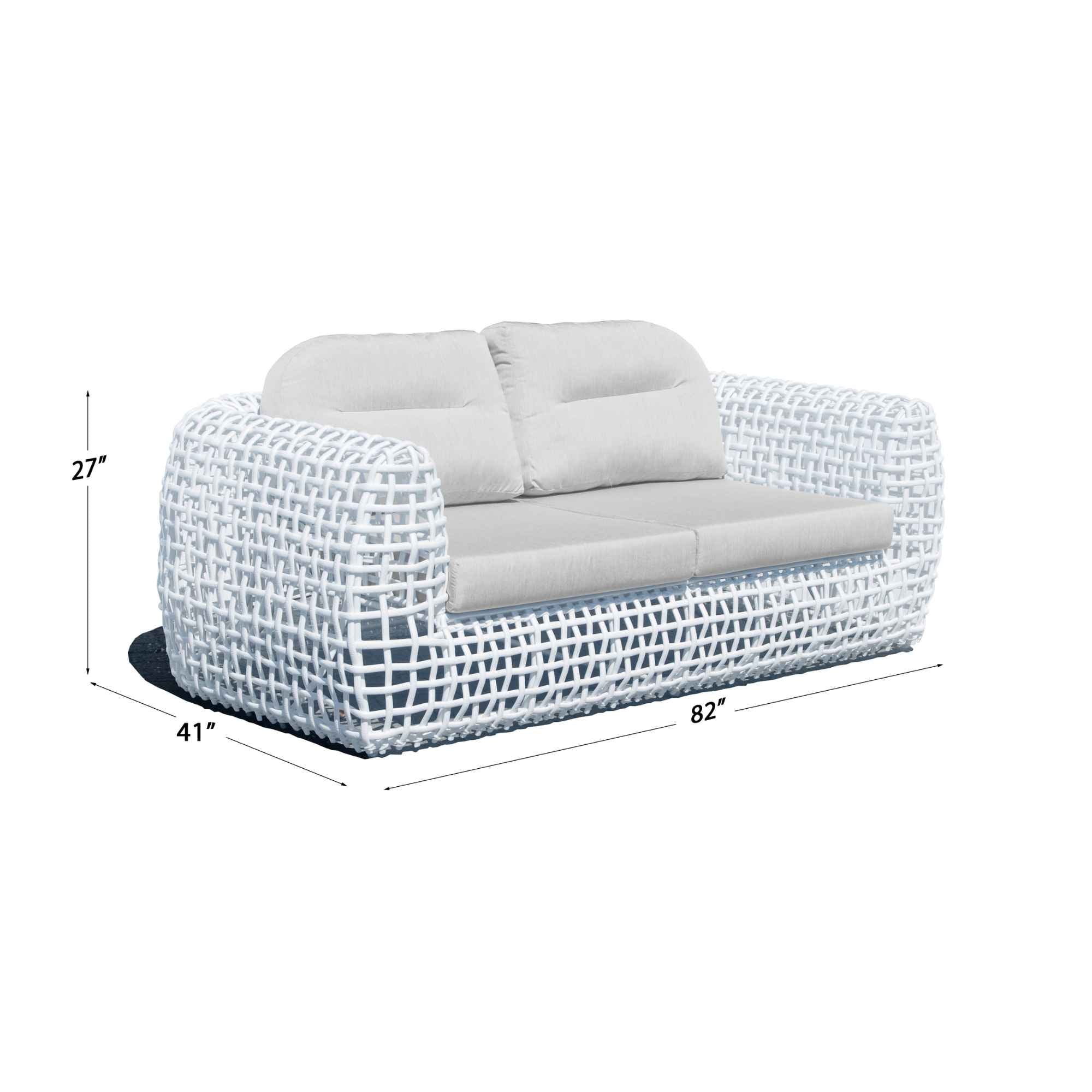 Dynasty 5-Piece Seating Set with Sunbrella Cushion
