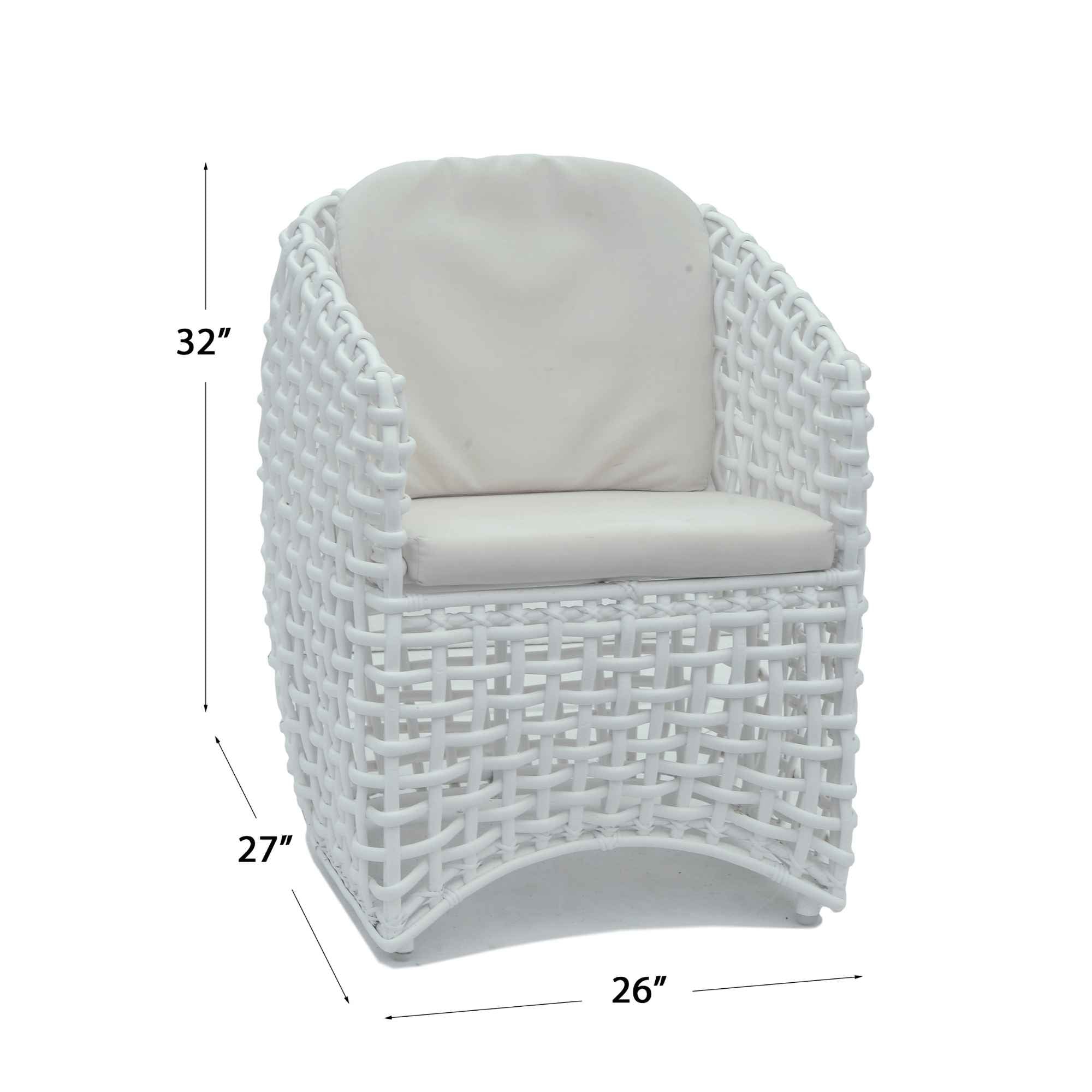 Dynasty Dining Armchair with Sunbrella Cushion