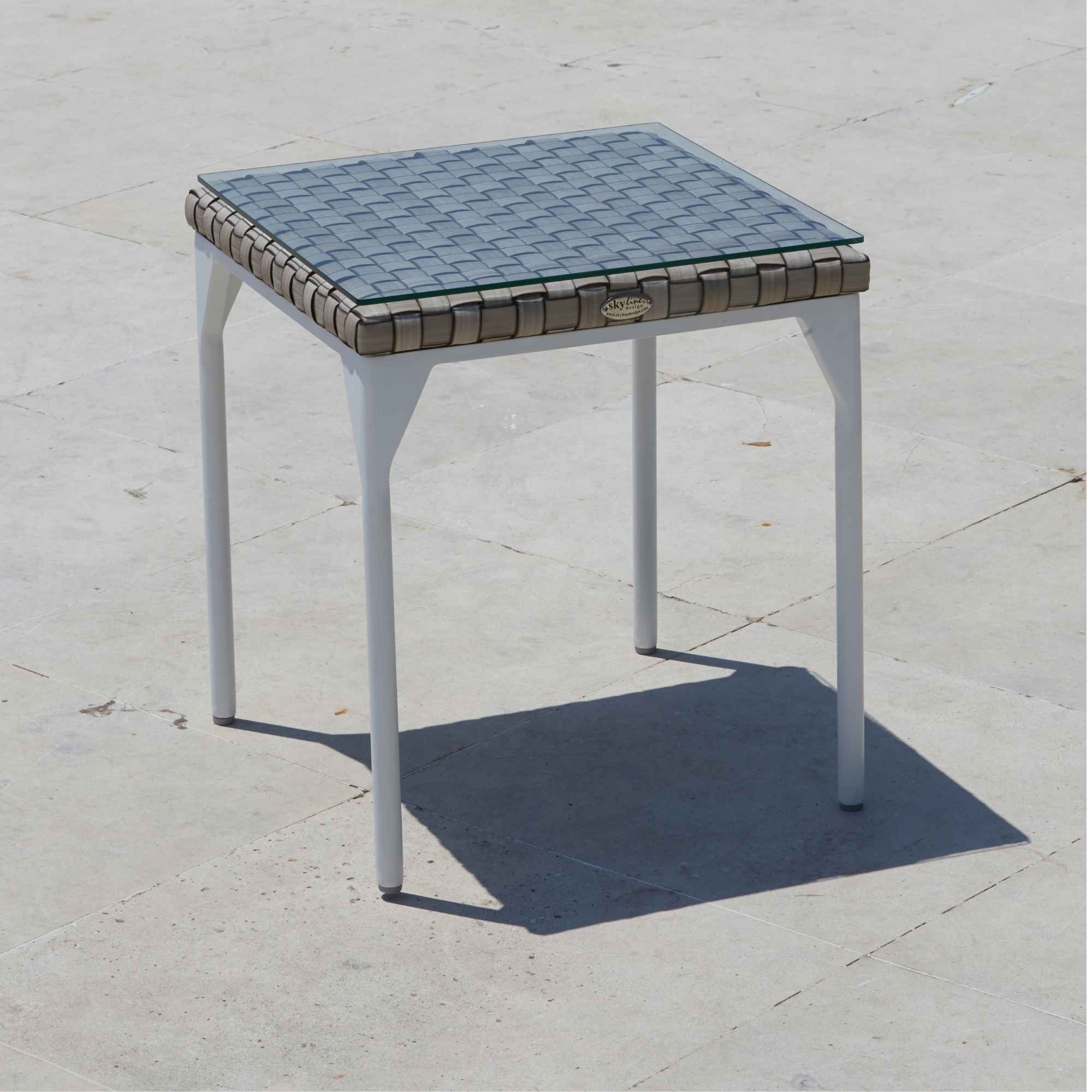 Brafta Side Table with Glass