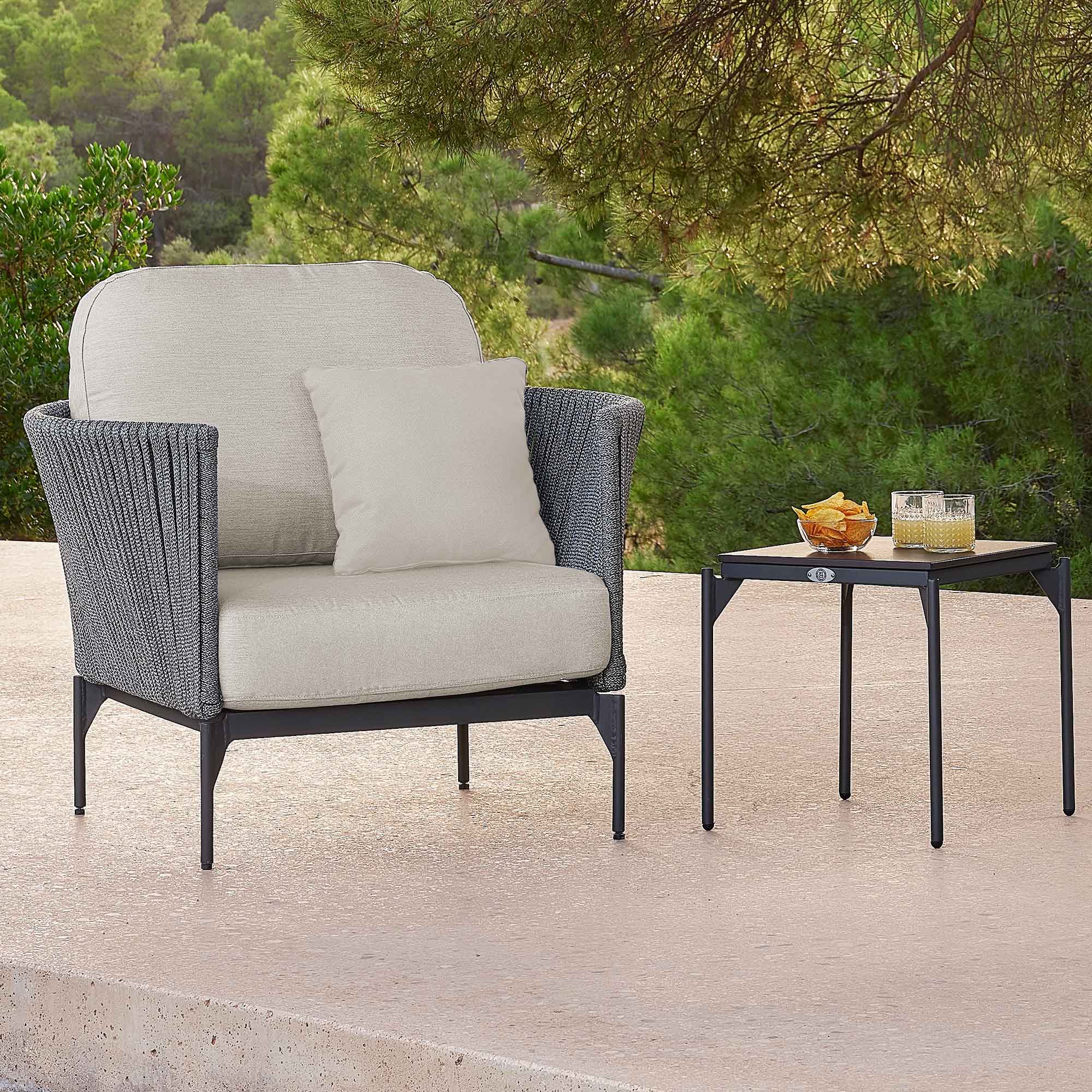 Boston Armchair with Sunbrella Cushion
