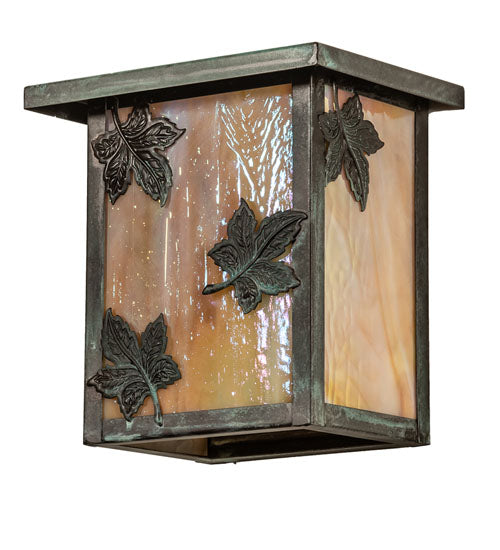 9"W Hyde Park Winter Pine Hanging Wall Sconce