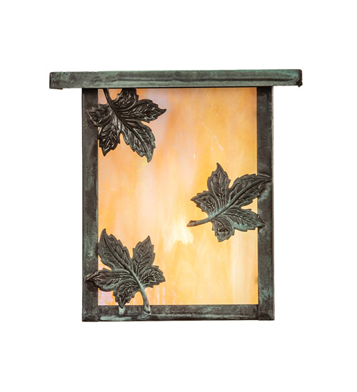 9"W Hyde Park Winter Pine Hanging Wall Sconce
