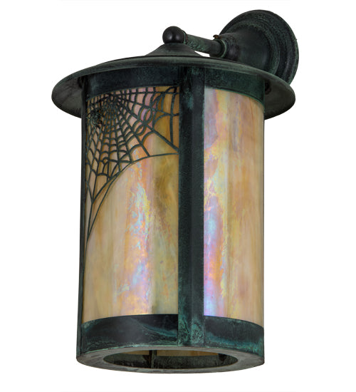 7.5" Wide Fulton Deer Creek Solid Mount Wall Sconce