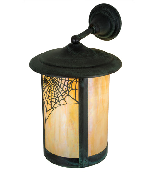 7.5" Wide Fulton Deer Creek Solid Mount Wall Sconce