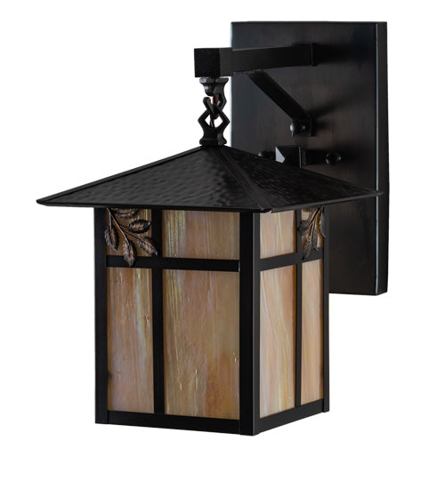 9" Wide Seneca Winter Pine Wall Sconce