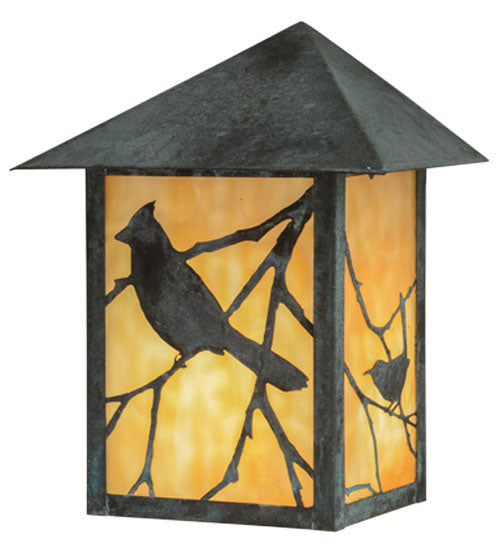 12"Sq Seneca Song Bird Post Mount