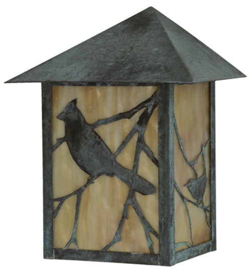 12"Sq Seneca Song Bird Post Mount