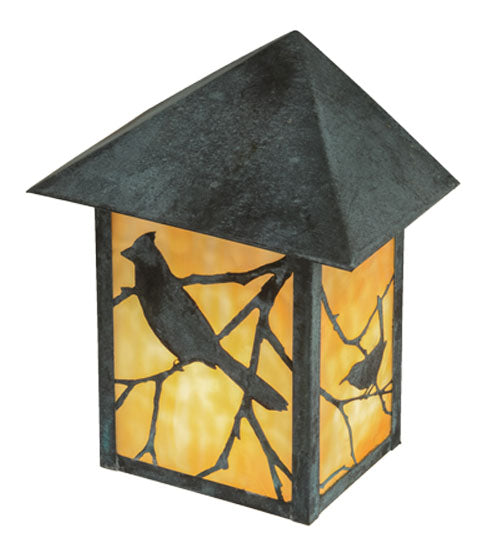 12"Sq Seneca Song Bird Post Mount