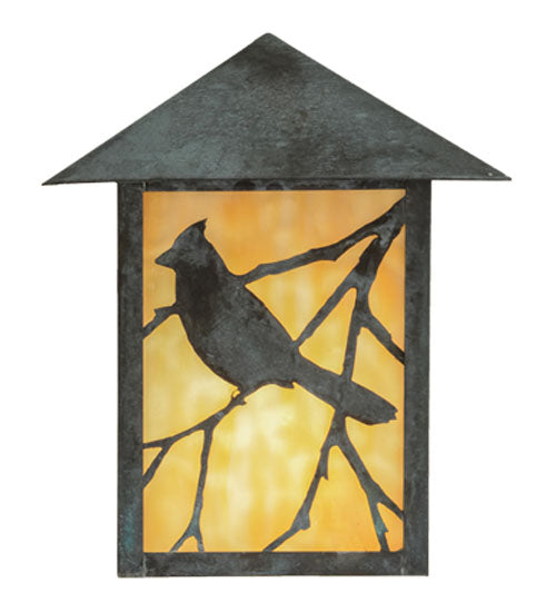 12"Sq Seneca Song Bird Post Mount
