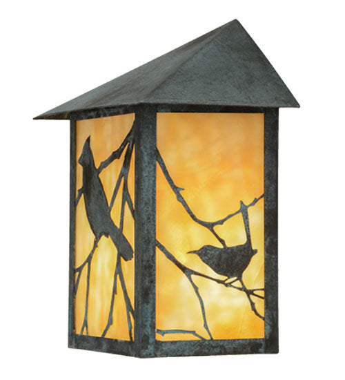 12"Sq Seneca Song Bird Post Mount