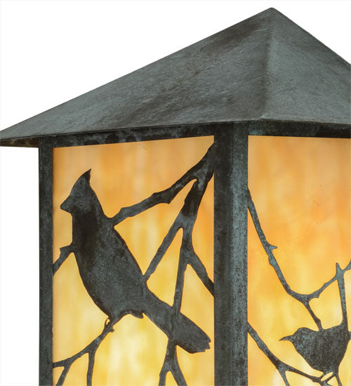12"Sq Seneca Song Bird Post Mount