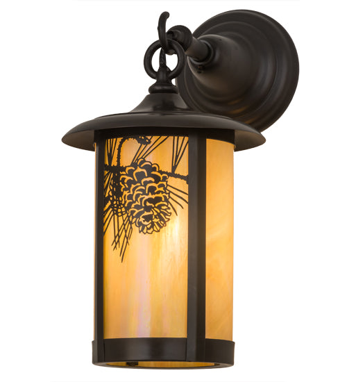 8"W Hyde Park T Mission Wall Sconce