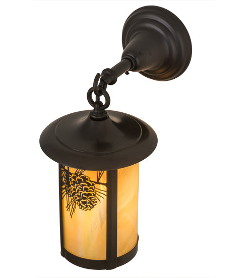 8"W Hyde Park T Mission Wall Sconce