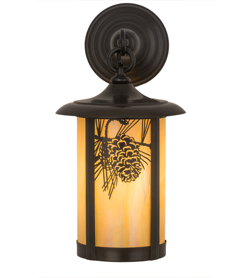 8"W Hyde Park T Mission Wall Sconce