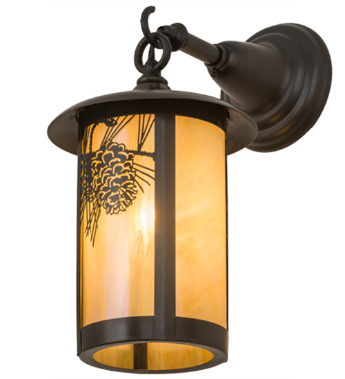 8"W Hyde Park T Mission Wall Sconce