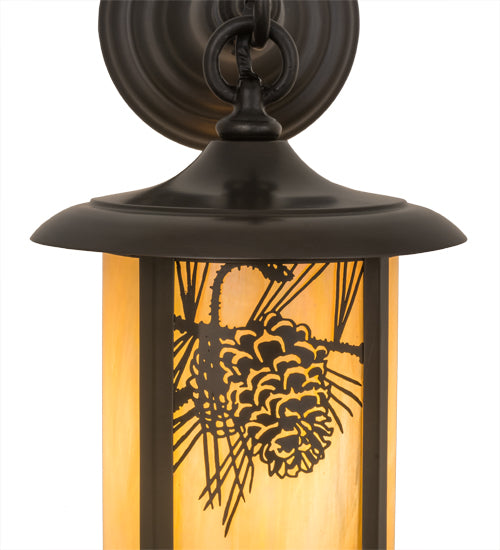 8"W Hyde Park T Mission Wall Sconce