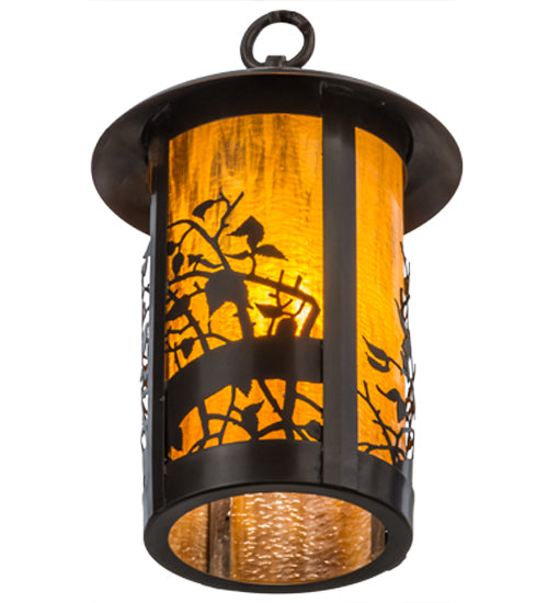 7.5" Wide Fulton Winter Pine Hanging Wall Sconce