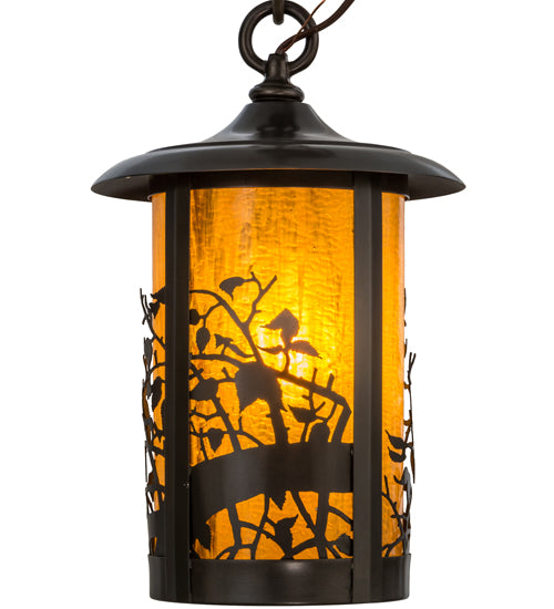 7.5" Wide Fulton Winter Pine Hanging Wall Sconce