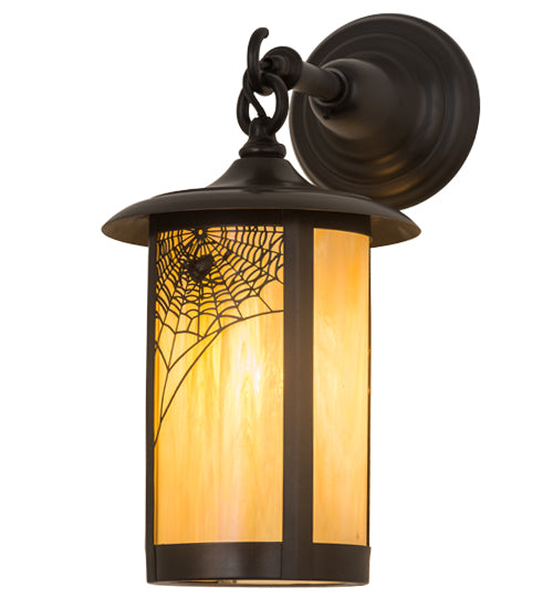 8" Wide Fulton Winter Pine Pendant