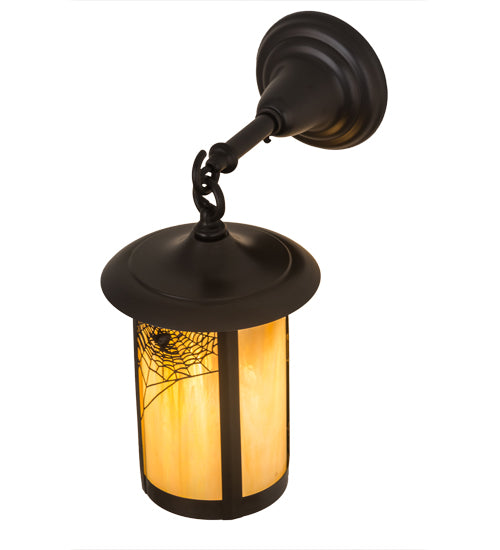 8" Wide Fulton Winter Pine Pendant