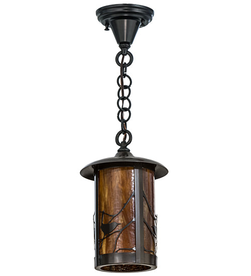 8"W Fulton Spider Web Hanging Wall Sconce