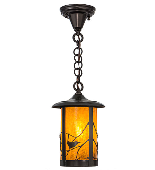 8"W Fulton Spider Web Hanging Wall Sconce