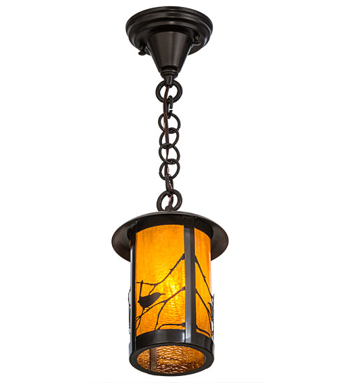 8"W Fulton Spider Web Hanging Wall Sconce