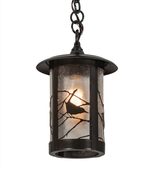 8"W Fulton Spider Web Pendant