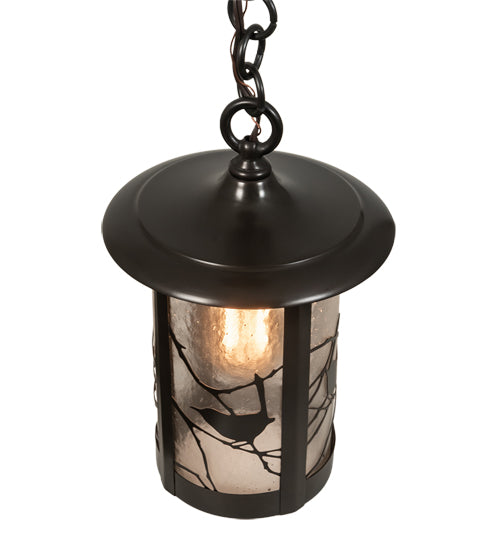 8"W Fulton Spider Web Pendant