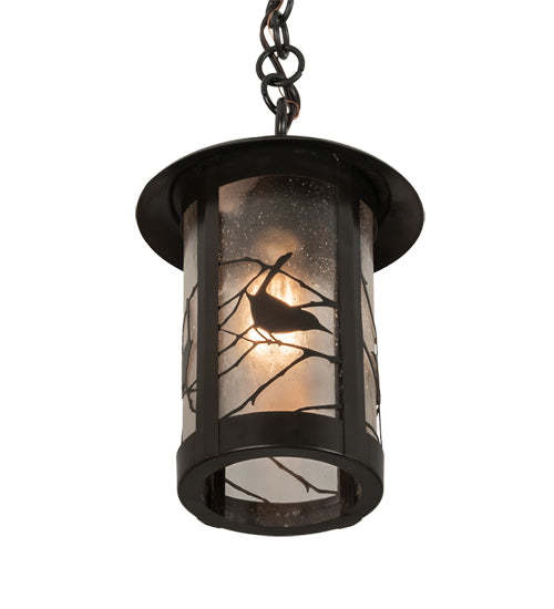 8"W Fulton Spider Web Pendant