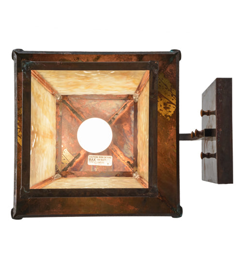 9"W Hyde Park Fly Fishing Creek Curved Arm Wall Sconce