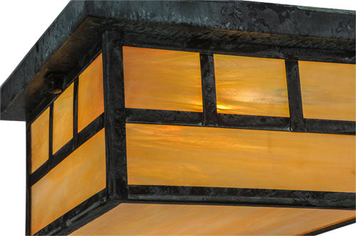 30"Sq Tea House Lantern Pendant