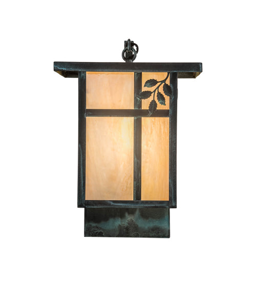 10"Sq Hyde Park Cross Mission Flushmount